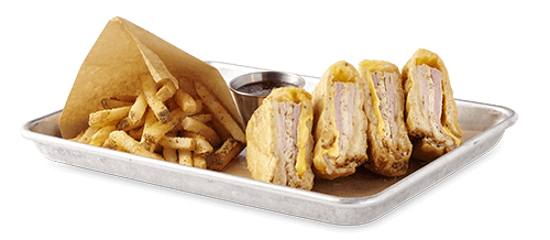 monte cristo sandwich with fries